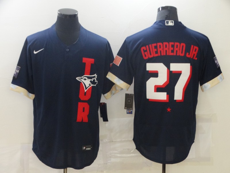 Jays 27 Vladimir Guerrero Jr. Navy Nike 2021 MLB All-Star Flexbase Jersey,We sell and wholesale Jays 27 Vladimir Guerrero Jr. Navy Nike 2021 MLB All-Star Flexbase Jersey on line form chian!